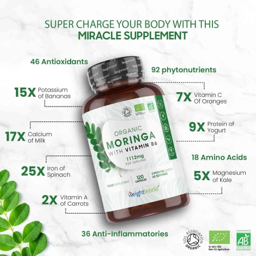 Organic Moringa Capsules