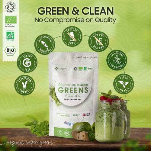 Organic Super Greens Powder