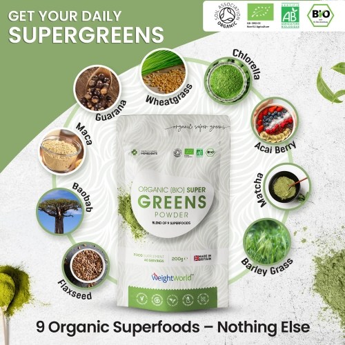 Organic Super Greens Powder